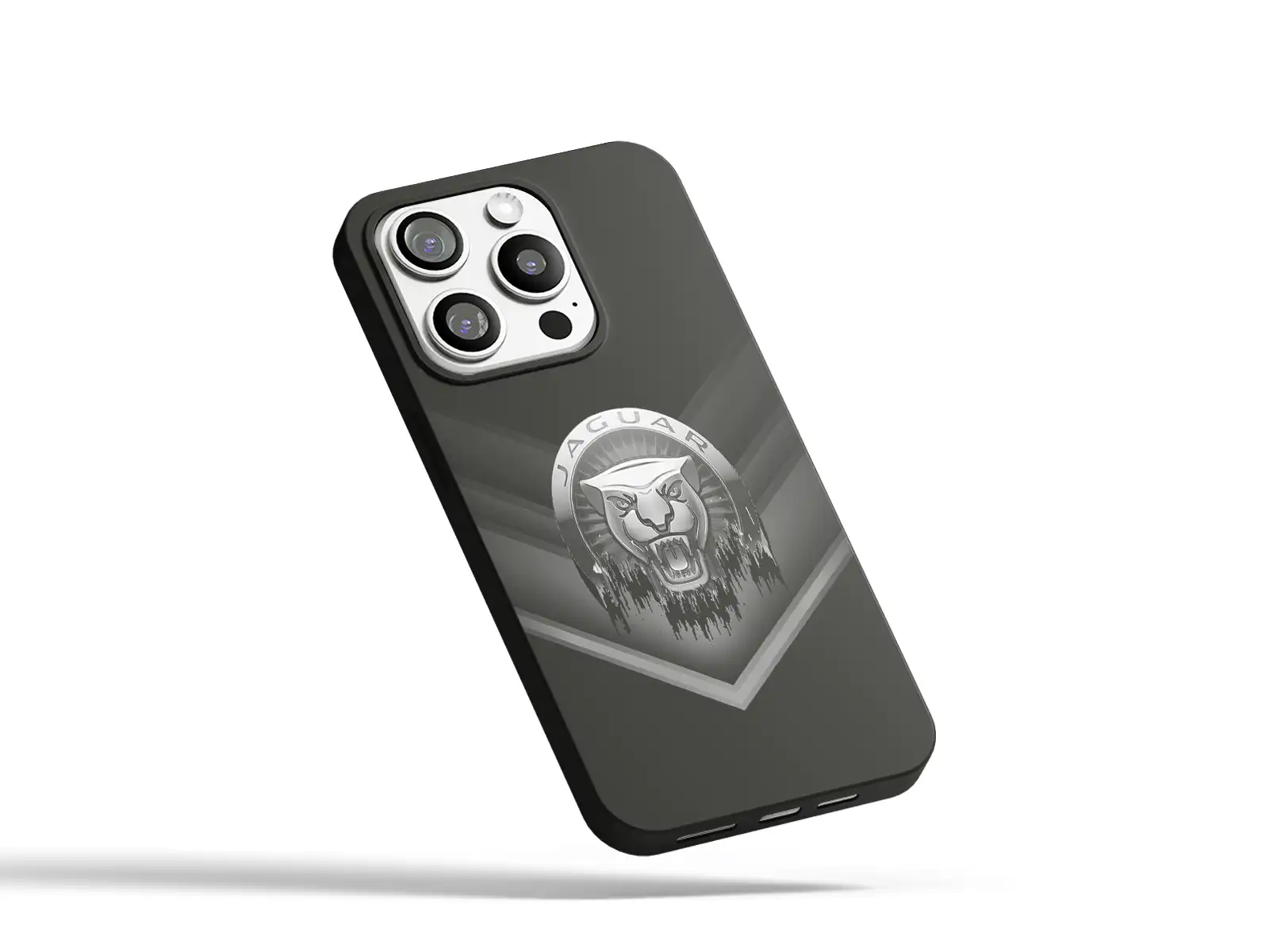 Jaguar Coque Silicone Smartphone Design Minimal Stylé
